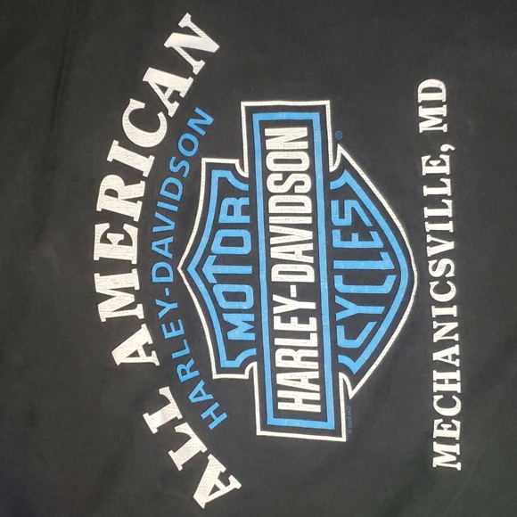 Vintage HARLEY-DAVIDSON Single Stitch T shirt size Medium - Picture 5 of 6